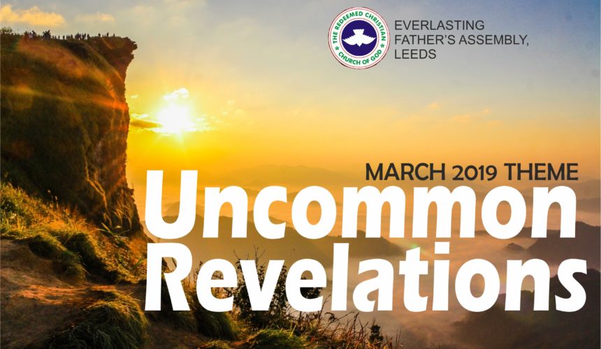 March 2019 Theme – Uncommon Revelations March 2019 Theme – Uncommon Revelations